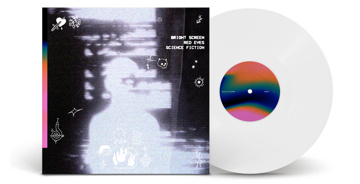 BRIGHT SCREEN, RED EYES, SCIENCE FICTION Album, Sonderauflage, weiß 